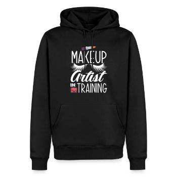 Lustiges Make Up Artist Maskenbildner Geschenk - Männer Premium Bio Hoodie - Schwarz - Vorne - Nico (187cm)