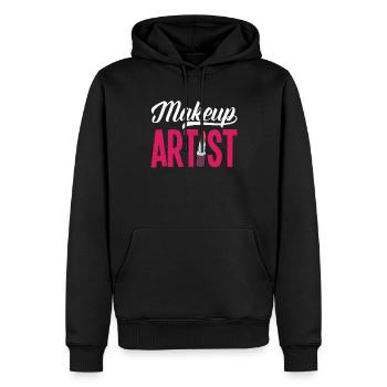 Lustiges Make Up Artist Maskenbildner Geschenk - Männer Premium Bio Hoodie - Schwarz - Vorne - Nico (187cm)