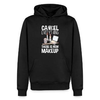 Lustiges Make Up Artist Maskenbildner Geschenk - Männer Premium Bio Hoodie - Schwarz - Vorne - Nico (187cm)