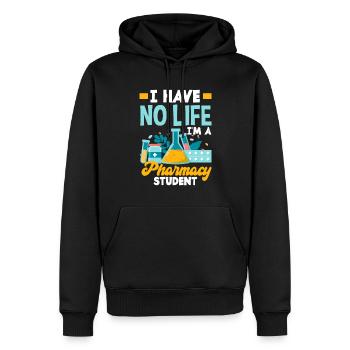 Apothecary Apothecary Apothecary Pharmacy Gift - Men’s Premium Organic Hoodie - black - Front - Nico (187cm)