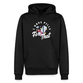 Apotheker Apothekerin Apotheke Geschenk - Männer Premium Bio Hoodie - Schwarz - Vorne - Nico (187cm)