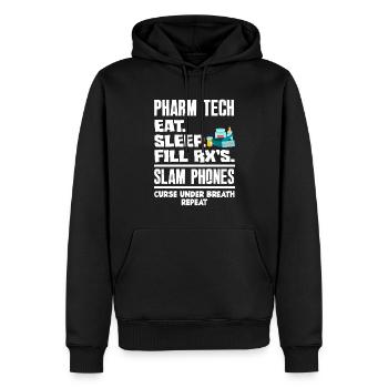 Apotheker Apothekerin Apotheke Geschenk - Männer Premium Bio Hoodie - Schwarz - Vorne - Nico (187cm)