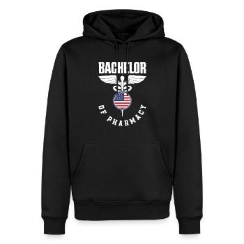 Apotheker Apothekerin Apotheke Geschenk - Männer Premium Bio Hoodie - Schwarz - Vorne - Nico (187cm)