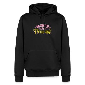 Mom's little Princess - Männer Premium Bio Hoodie - Schwarz - Vorne - Nico (187cm)