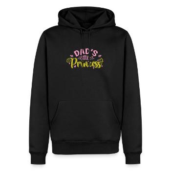 Dad's little Princess - Männer Premium Bio Hoodie - Schwarz - Vorne - Nico (187cm)