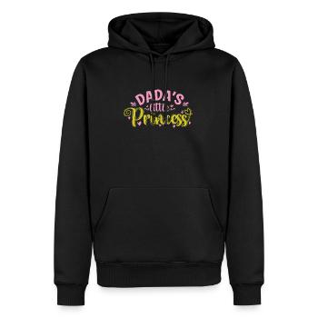 Dada's little Princess - Männer Premium Bio Hoodie - Schwarz - Vorne - Nico (187cm)