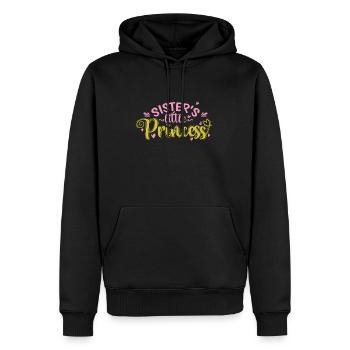 Sister's little Princess - Männer Premium Bio Hoodie - Schwarz - Vorne - Nico (187cm)