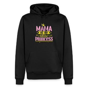 Mama of the little Princess - Männer Premium Bio Hoodie - Schwarz - Vorne - Nico (187cm)