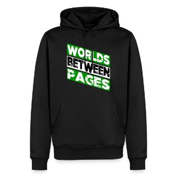 reading habits birthday present idea stress relief - Männer Premium Bio Hoodie - Schwarz - Vorne - Nico (187cm)