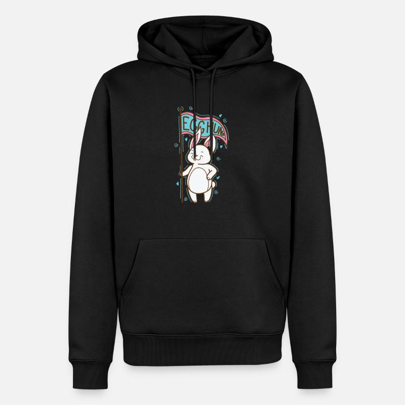 Egg Hunt Easter Easter Eggs - Men’s Premium Organic Hoodie - black