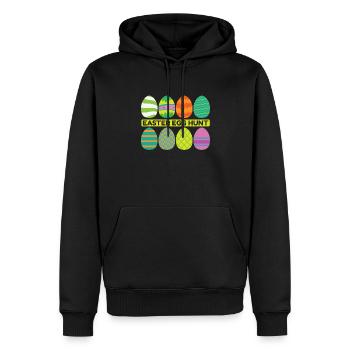 Easter Egg hunt Frühlingsanfang - Männer Premium Bio Hoodie - Schwarz - Vorne - Nico (187cm)