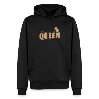 Reine des Lemmings Rongeur Excès de confiance - Sweat à capuche Premium bio Homme - noir - Devant - Nico (187cm)