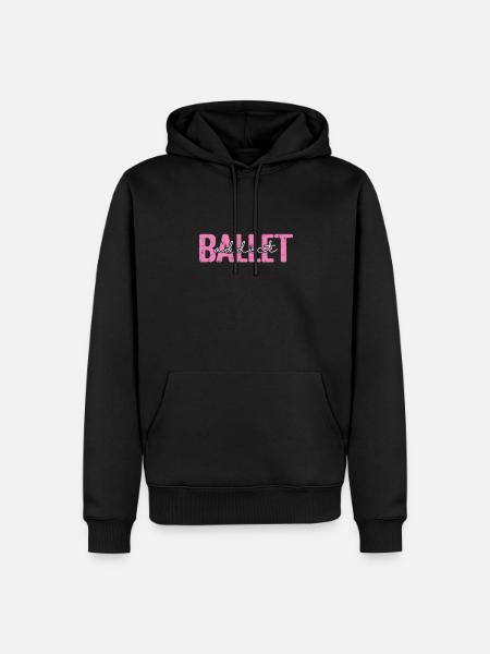 Ballet addict - Men’s Premium Organic Hoodie - black