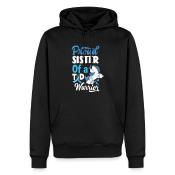 T1D Diabetes Typ 1 Diabetiker Geschenk - Männer Premium Bio Hoodie - Schwarz - Vorne - Nico (187cm)