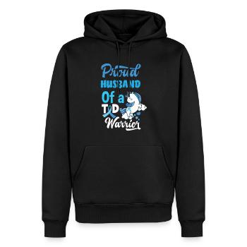 Cadeau pour diabétiques de type 1 pour diabétiques de type 1 - Sweat à capuche Premium bio Homme - noir - Devant - Nico (187cm)
