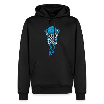 Cadeau pour diabétiques de type 1 pour diabétiques de type 1 - Sweat à capuche Premium bio Homme - noir - Devant - Nico (187cm)