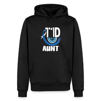 Cadeau pour diabétiques de type 1 pour diabétiques de type 1 - Sweat à capuche Premium bio Homme - noir - Devant - Nico (187cm)