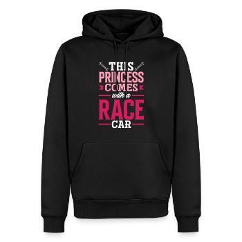 Lustiges Autorennen Auto Rennen Geschenk - Männer Premium Bio Hoodie - Schwarz - Vorne - Nico (187cm)
