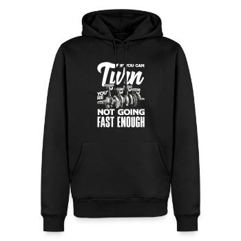 Lustiges Autorennen Auto Rennen Geschenk - Männer Premium Bio Hoodie - Schwarz - Vorne - Nico (187cm)