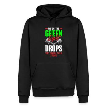 Lustiges Autorennen Auto Rennen Geschenk - Männer Premium Bio Hoodie - Schwarz - Vorne - Nico (187cm)