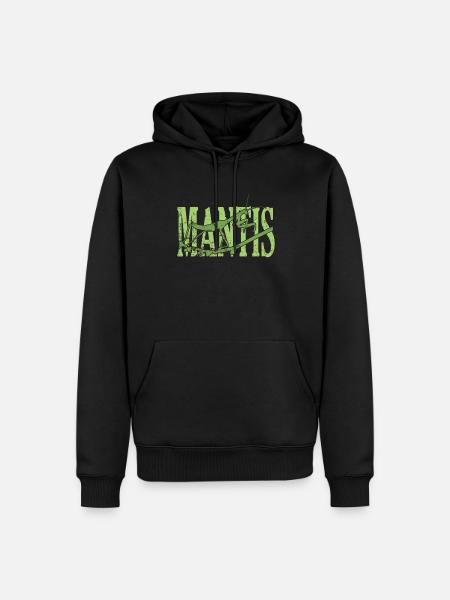 Mantis Insect - Men’s Premium Organic Hoodie - black