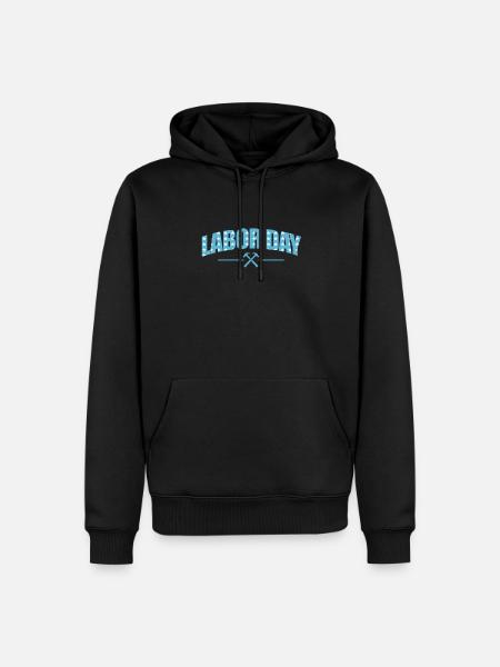Labor Day USA - Men’s Premium Organic Hoodie - black
