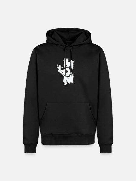Mom Bouldering - Men’s Premium Organic Hoodie - black