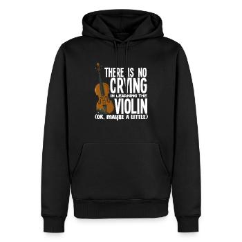 Violin Violin Violinist Violin Player - Men’s Premium Organic Hoodie - black - Front - Nico (187cm)