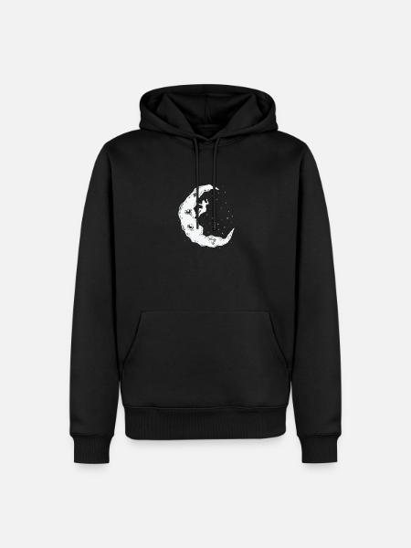Half Moon Bouldering - Men’s Premium Organic Hoodie - black