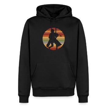 Geige Violine Geigenspieler Violinenspieler - Männer Premium Bio Hoodie - Schwarz - Vorne - Nico (187cm)