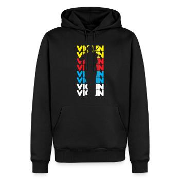 Geige Violine Geigenspieler Violinenspieler - Männer Premium Bio Hoodie - Schwarz - Vorne - Nico (187cm)