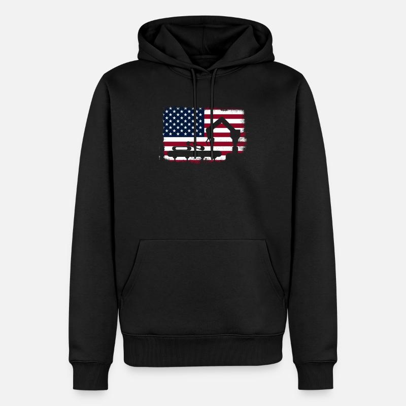 Robotik Roboter Programmierer - Männer Premium Bio Hoodie - Schwarz