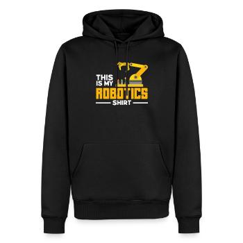 Robotics Robot Programmer - Men’s Premium Organic Hoodie - black - Front - Nico (187cm)