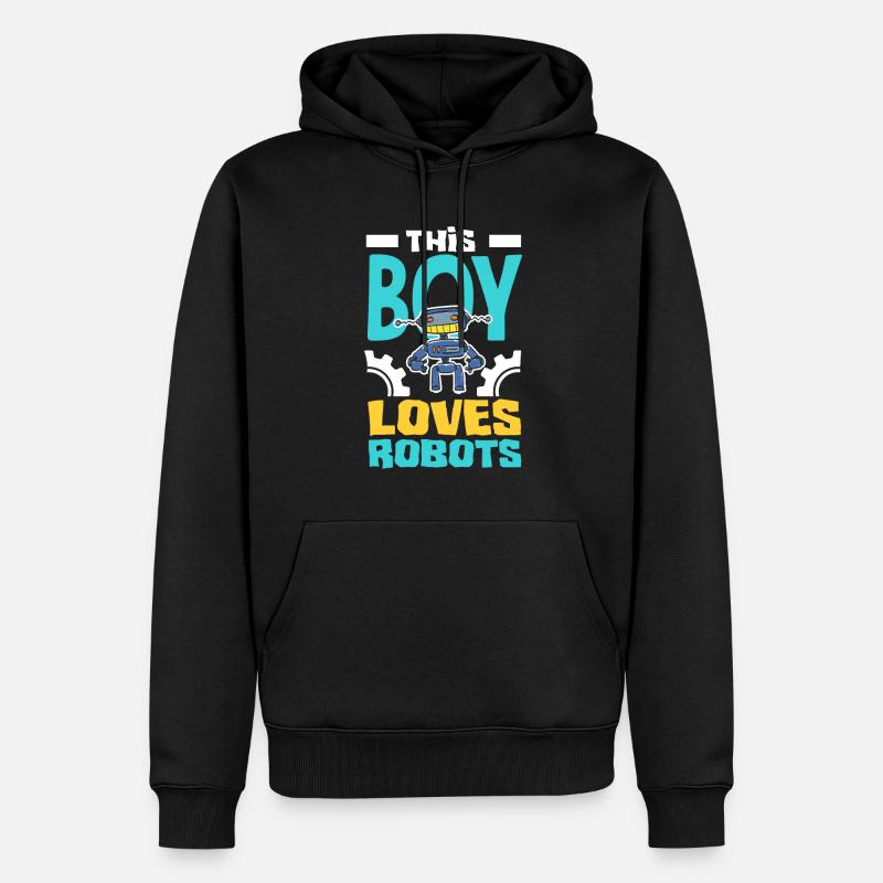 Robotics Robot Programmer - Men’s Premium Organic Hoodie - black