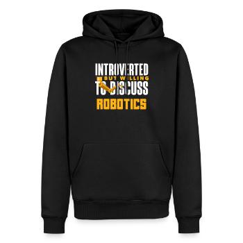Robotics Robot Programmer - Men’s Premium Organic Hoodie - black - Front - Nico (187cm)