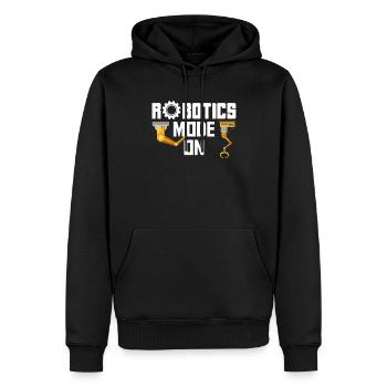 Robotics Robot Programmer - Men’s Premium Organic Hoodie - black - Front - Nico (187cm)