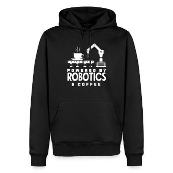 Robotics Robot Programmer - Men’s Premium Organic Hoodie - black - Front - Nico (187cm)
