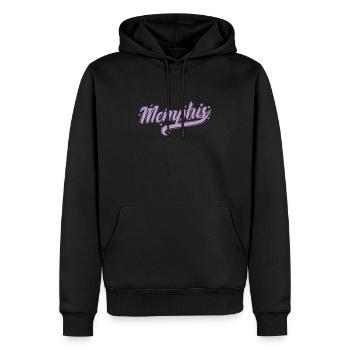 Memphis Tennessee City in the USA - Men’s Premium Organic Hoodie - black - Front - Nico (187cm)