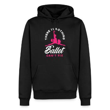 Süßes Ballerina Ballettänzerin Geschenk - Männer Premium Bio Hoodie - Schwarz - Vorne - Nico (187cm)