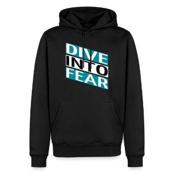 bungee jumping jokes bungee jumping techniques - Männer Premium Bio Hoodie - Schwarz - Vorne - Nico (187cm)