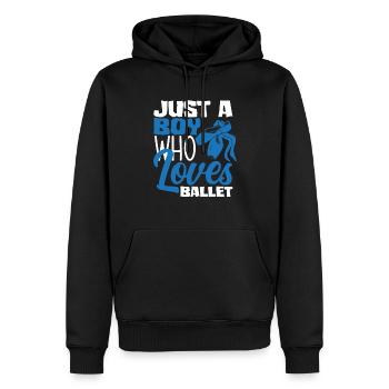 Süßes Ballerina Ballettänzerin Geschenk - Männer Premium Bio Hoodie - Schwarz - Vorne - Nico (187cm)