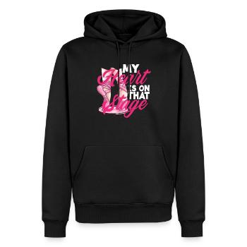 Süßes Ballerina Ballettänzerin Geschenk - Männer Premium Bio Hoodie - Schwarz - Vorne - Nico (187cm)