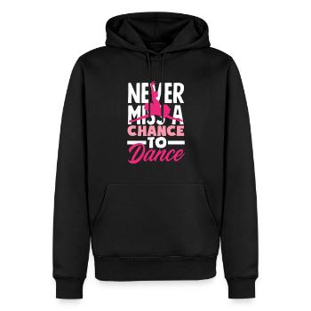 Süßes Ballerina Ballettänzerin Geschenk - Männer Premium Bio Hoodie - Schwarz - Vorne - Nico (187cm)