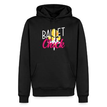 Süßes Ballerina Ballettänzerin Geschenk - Männer Premium Bio Hoodie - Schwarz - Vorne - Nico (187cm)