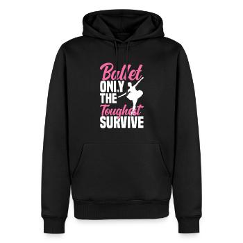 Süßes Ballerina Ballettänzerin Geschenk - Männer Premium Bio Hoodie - Schwarz - Vorne - Nico (187cm)