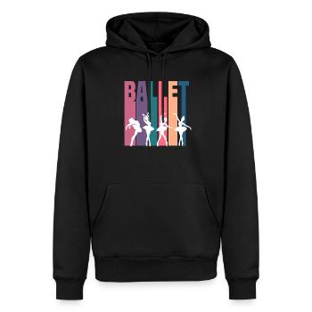 Süßes Ballerina Ballettänzerin Geschenk - Männer Premium Bio Hoodie - Schwarz - Vorne - Nico (187cm)