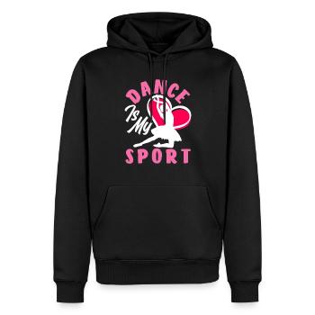 Süßes Ballerina Ballettänzerin Geschenk - Männer Premium Bio Hoodie - Schwarz - Vorne - Nico (187cm)