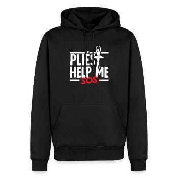 Süßes Ballerina Ballettänzerin Geschenk - Männer Premium Bio Hoodie - Schwarz - Vorne - Nico (187cm)