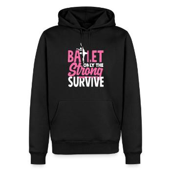 Süßes Ballerina Ballettänzerin Geschenk - Männer Premium Bio Hoodie - Schwarz - Vorne - Nico (187cm)