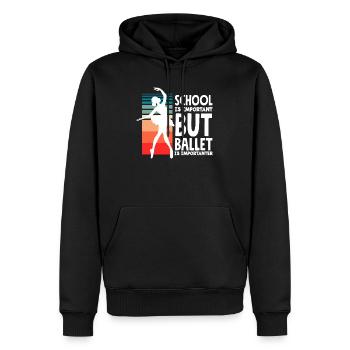 Süßes Ballerina Ballettänzerin Geschenk - Männer Premium Bio Hoodie - Schwarz - Vorne - Nico (187cm)